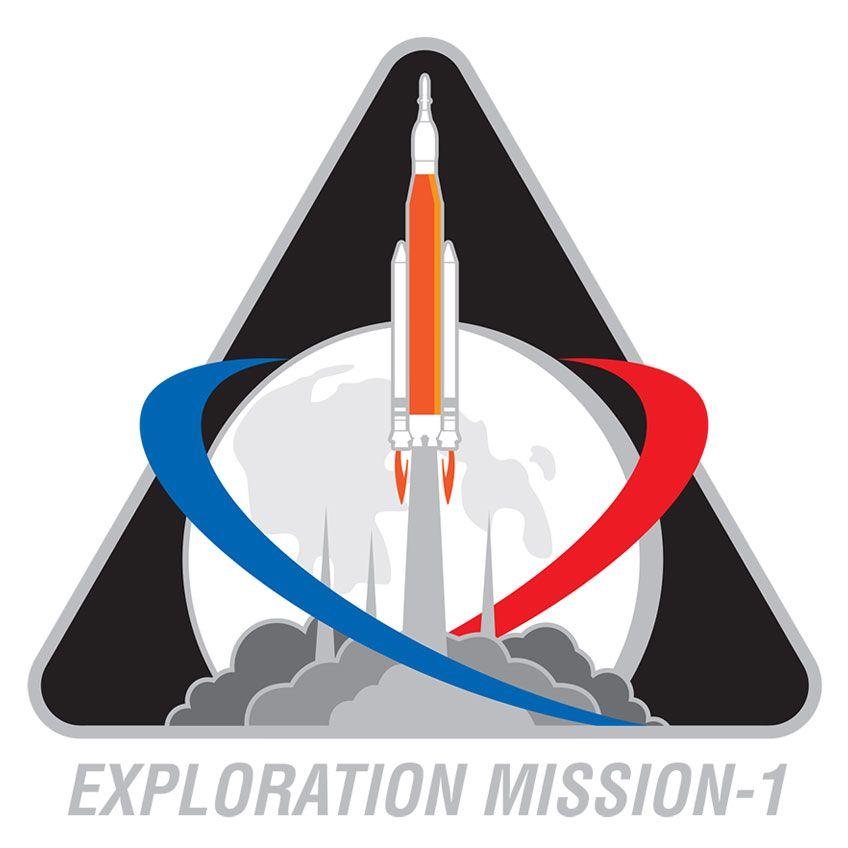 Shuttle Launch NASA Logo - NASA's Space Launch System rocket gets maiden mission patch ...