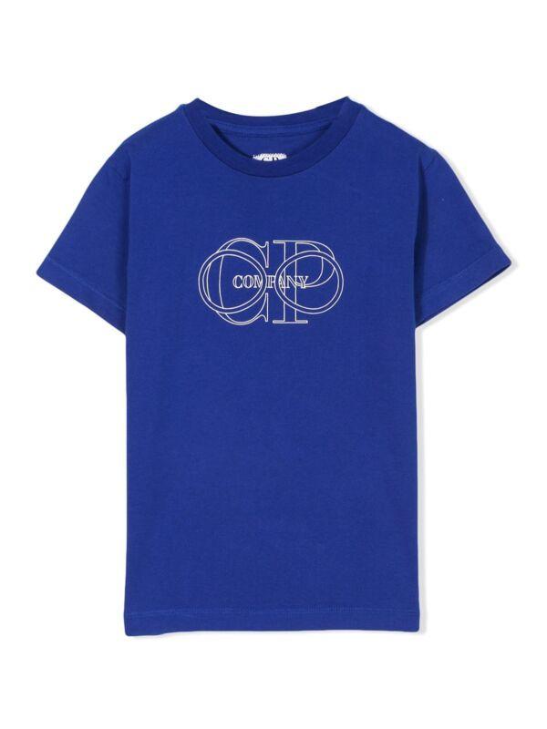 Royal Blue Logo - C.P. Company Undersixteen Royal Blue Logo T Shirt