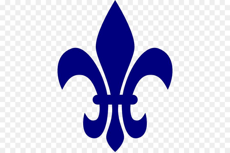 Royal Blue Logo - Fleur-de-lis Clip art Royal blue Scouting - free fleur de lis vector ...