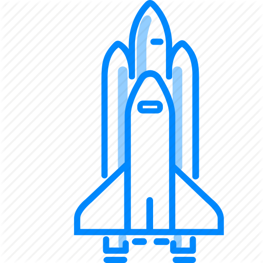 NASA Rocket Logo - Launch, nasa, rocket, science, shuttle, space, spacecraft, startup icon
