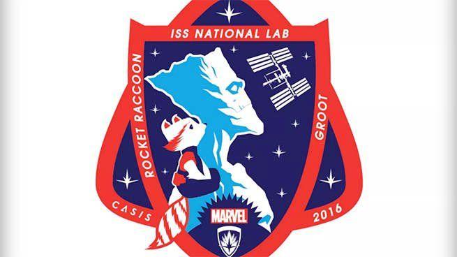 NASA Rocket Logo - Guardians Of The Galaxy's Rocket Raccoon And Groot Featured On NASA ...