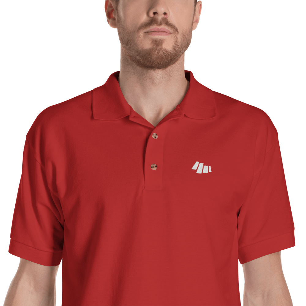 Red Clothing and Apparel Logo - Keys Logo Polo Shirt - Red — Musical Apparel - The Only Clothing ...
