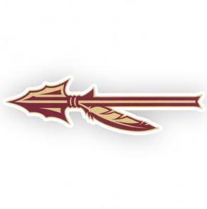 Florida State Arrow Logo - NCAA Florida State Seminoles Arrow 2x6 Decal – SportsManiaUSA.com