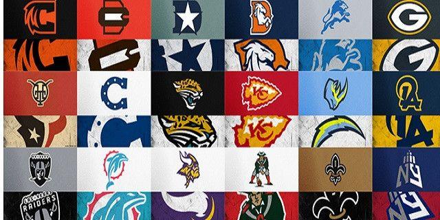 NFL Team Logo - Someone Took The Time To Redesign All 32 NFL Team Logos And They're ...