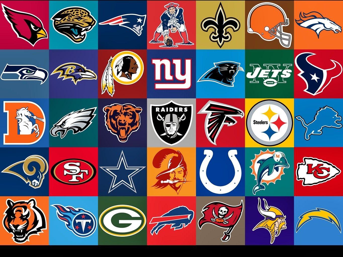 NFL Football Team Logo - 12 Best Logos of the NFL! #Superbowl - FlagRunners