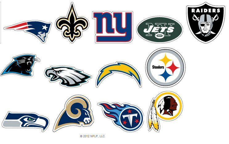 NFL Team Logo - Buy NFL Team Logo Vending Machine Stickers - Vending Machine ...