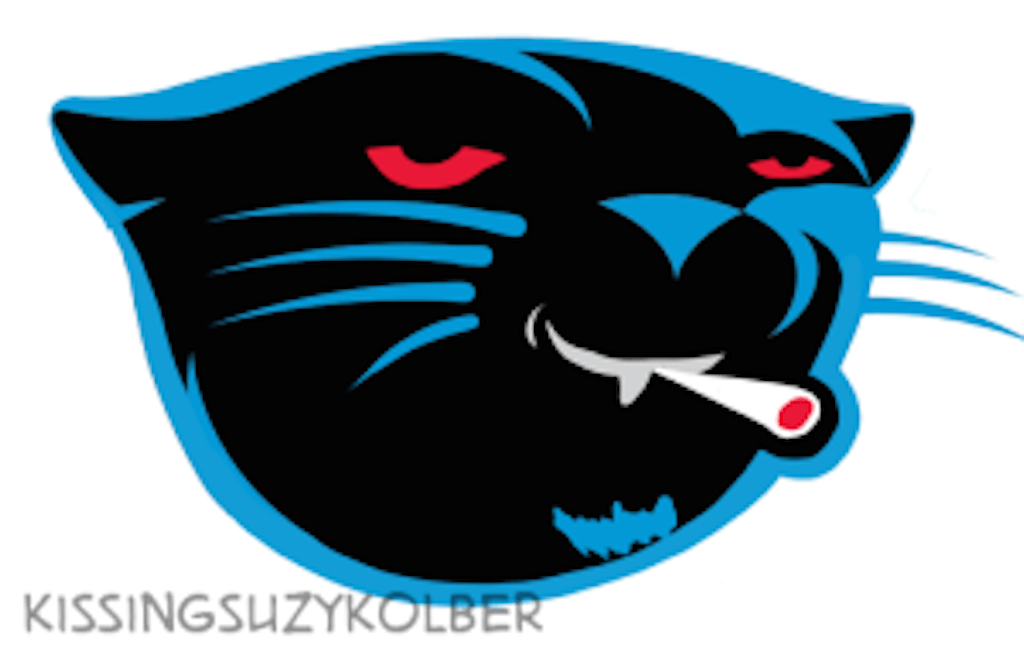 NFL Panthers Logo - 10 Marijuana-Inspired NFL Logos