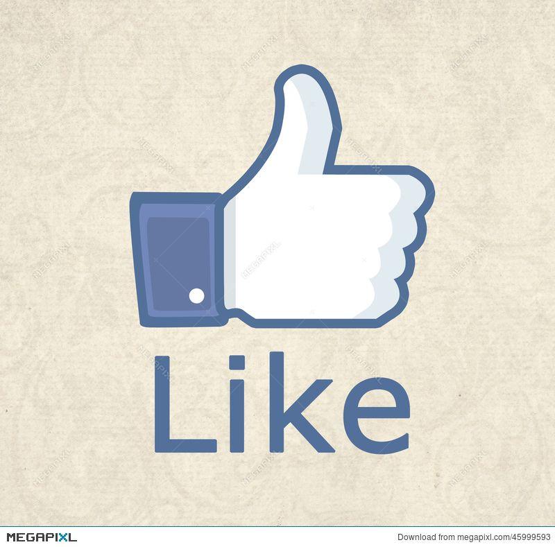 Facebook Thumb Logo - Facebook Thumb Like! Illustration 45999593