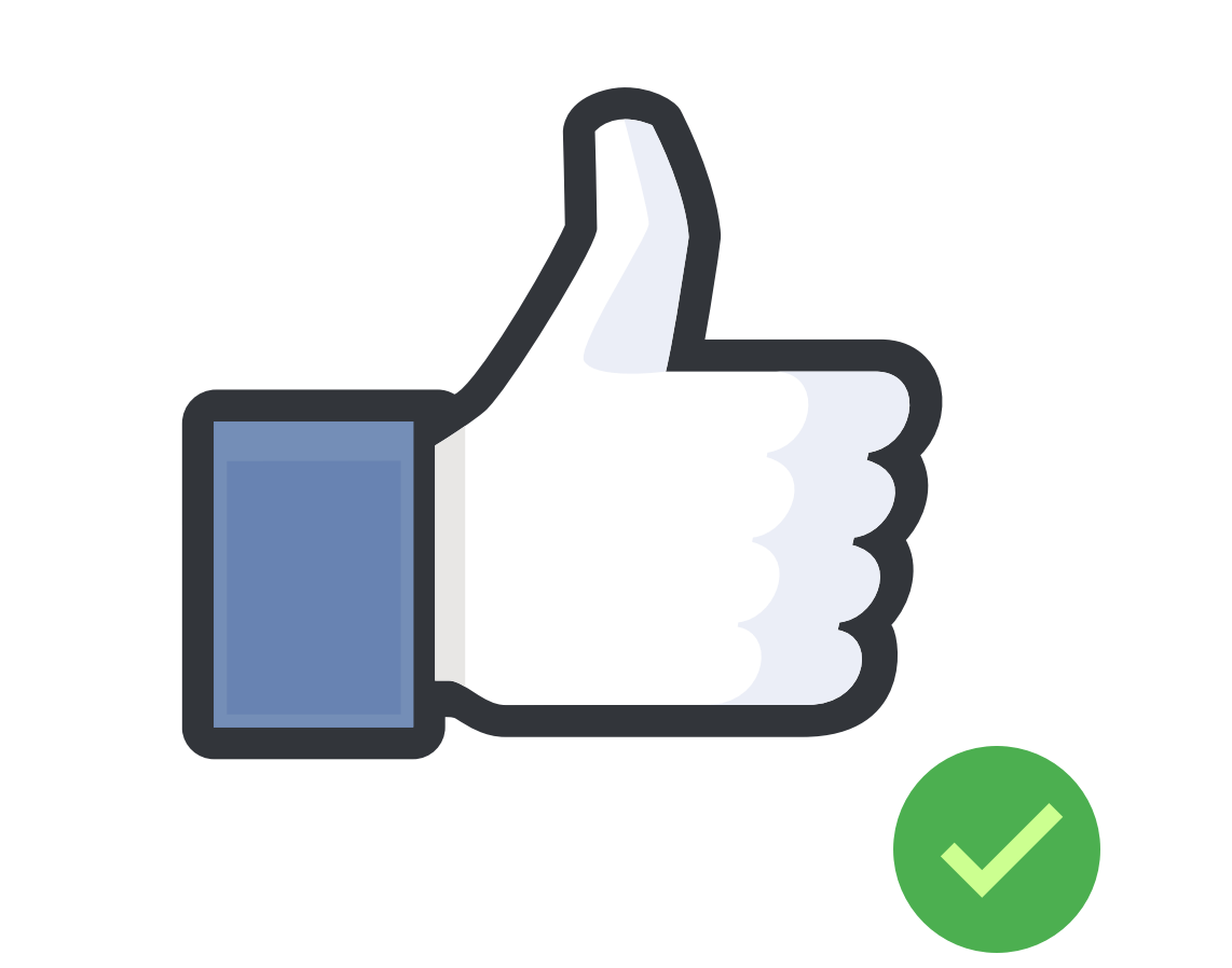 Facebook Thumb Logo - Free Facebook Like Icon Transparent 321087. Download Facebook Like