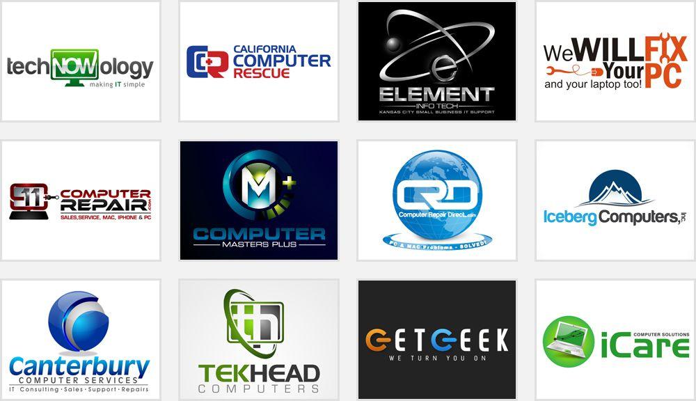 Computer Services Logo - Computer Company Logos – Dious Design