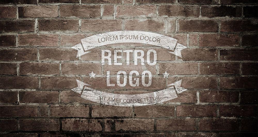 Brick Wall Logo - Free Logo on Brickwall Mockup By Lisichyk Yauheni. #free