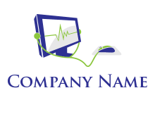Computer Company Logo - Free Computer Logos, IT, Networking, Repair, Hardware Logo Creator