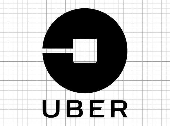 Uber Sticker Logo - UBER Sticker Vinyl decal NEW Rideshare logo sign ride share | Etsy