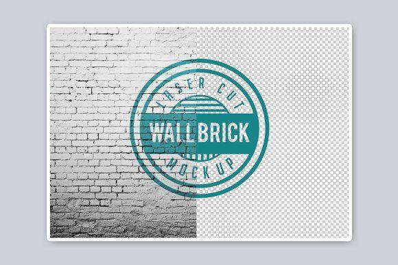 Brick Wall Logo - Wall brick Mock Up ~ Product Mockups ~ Creative Market