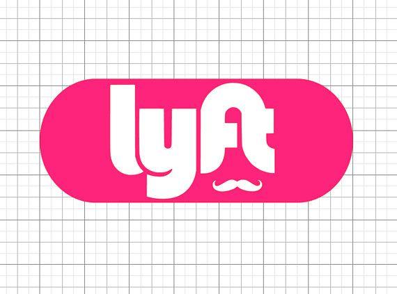 Lyft Ride Sharing Logo - Lyft driver Pill 1 Sticker Vinyl decal | Rideshare logo sign car ...