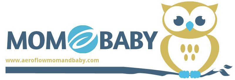 Mom and Baby Blue Logo - Aeroflow Mom and Baby