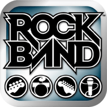 Rock Band Game Logo - Rock Band (iOS)