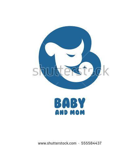 Mom and Baby Blue Logo - Mom and baby Logos