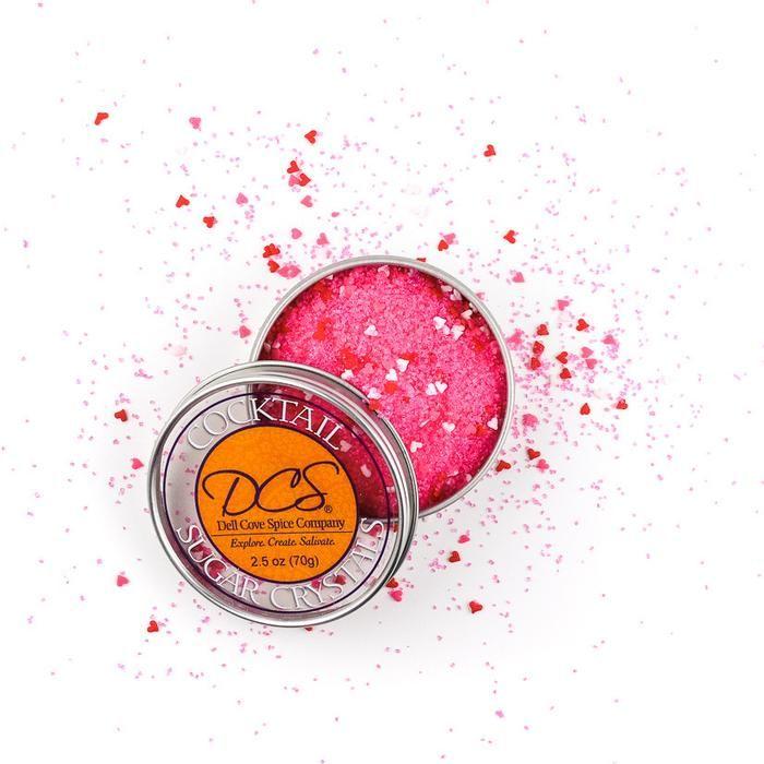 Red Romantic Company Logo - Love Candy cocktail rim sugar - Valentine's Day pink sugar — Dell ...