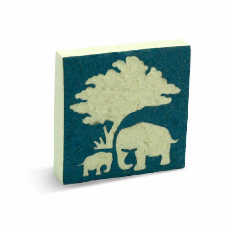 Mom and Baby Blue Logo - Scratch Pad Elephant Mom & Baby Blue (Set of 3)