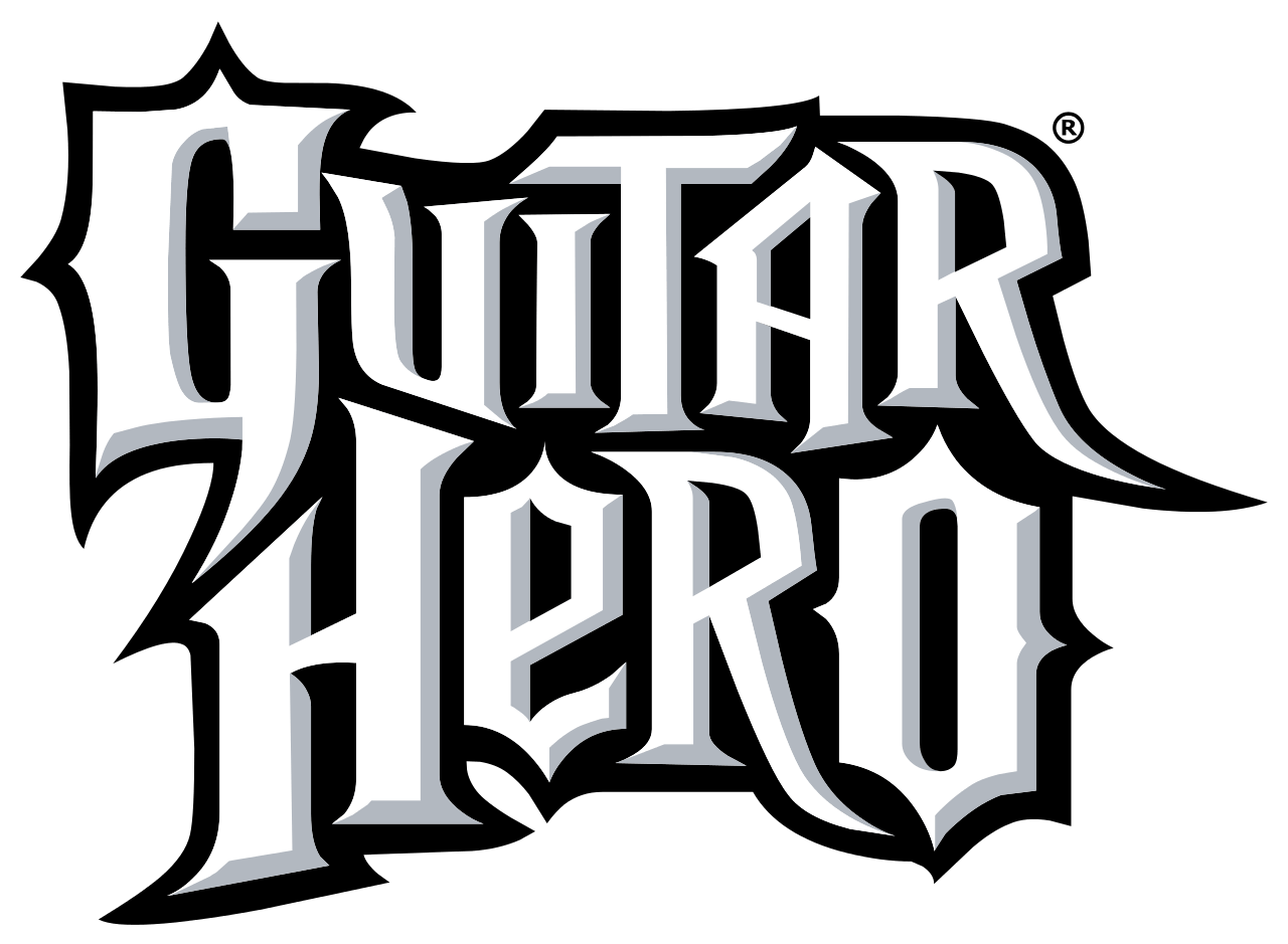 Rock Band Game Logo - Guitar Hero and Rock Band series review