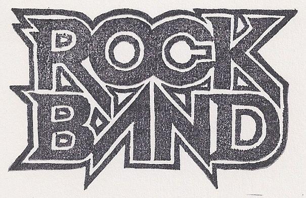 Rock Band Game Logo - Rock Band Logo (2011) | My Hand Carved Stamps | Band logos, Rock ...