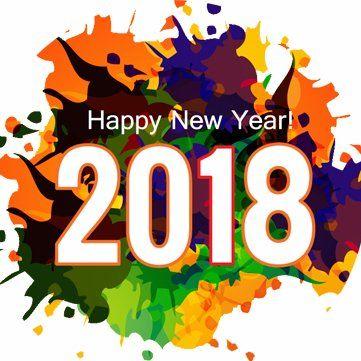 Year 2018 Logo - Happy New Year 2018