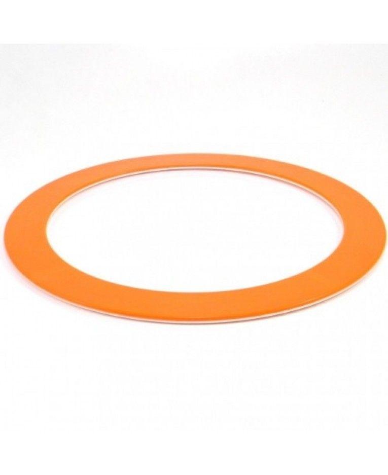 Orange and White B Logo - Oddballs Orange White B Side Juggling Ring Double