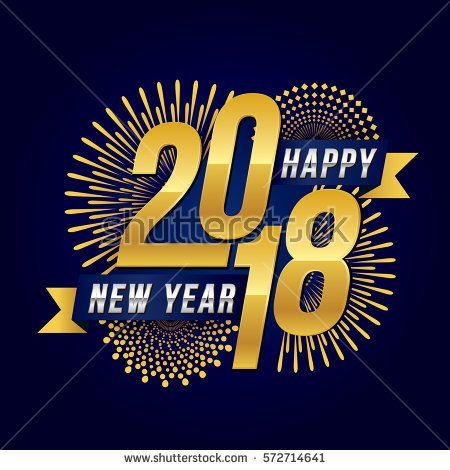 Year 2018 Logo - New Year 2018 Stock Image, Royalty Free Imag