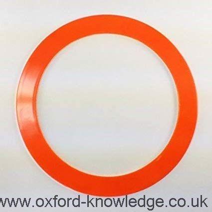 Orange and White B Logo - Play B Side Juggling Rings (1) Orange / White GK5EVIQ8W1XG3228