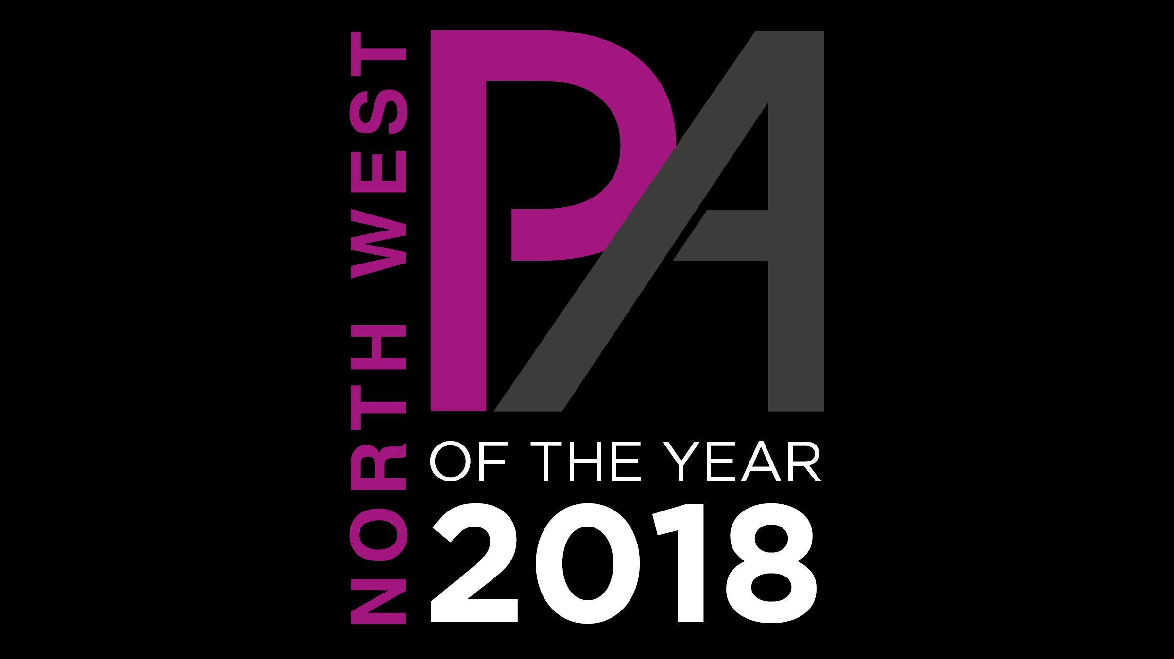 Pink Black and White Logo - 2018 North West PA of the Year Awards
