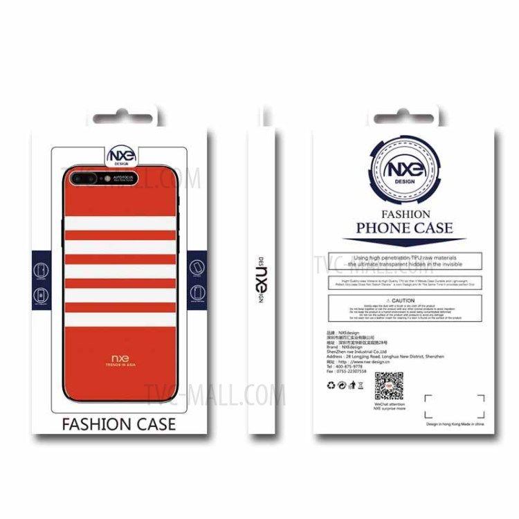 Plus White On Red Background Logo - NXE Embossment Pattern Printing Hard PC Mobile Phone Case with CNC