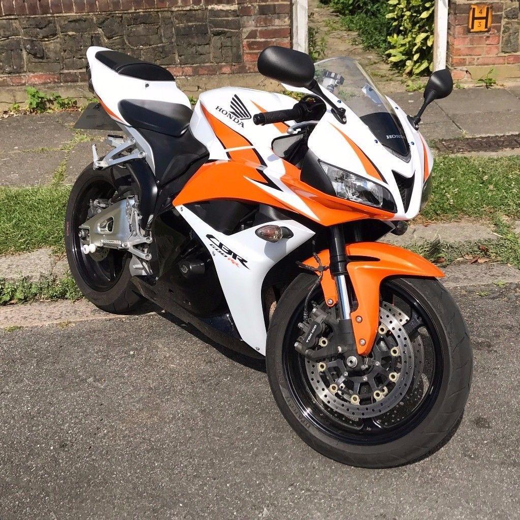 Orange and White B Logo - CBR 600 RR B Custom Orange White Black Low Mileage