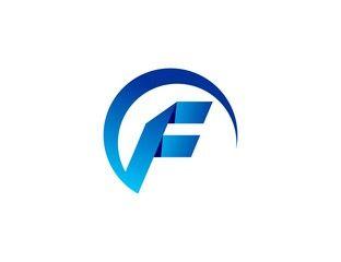 Blue F Logo - F Logo Photo, Royalty Free Image, Graphics, Vectors & Videos