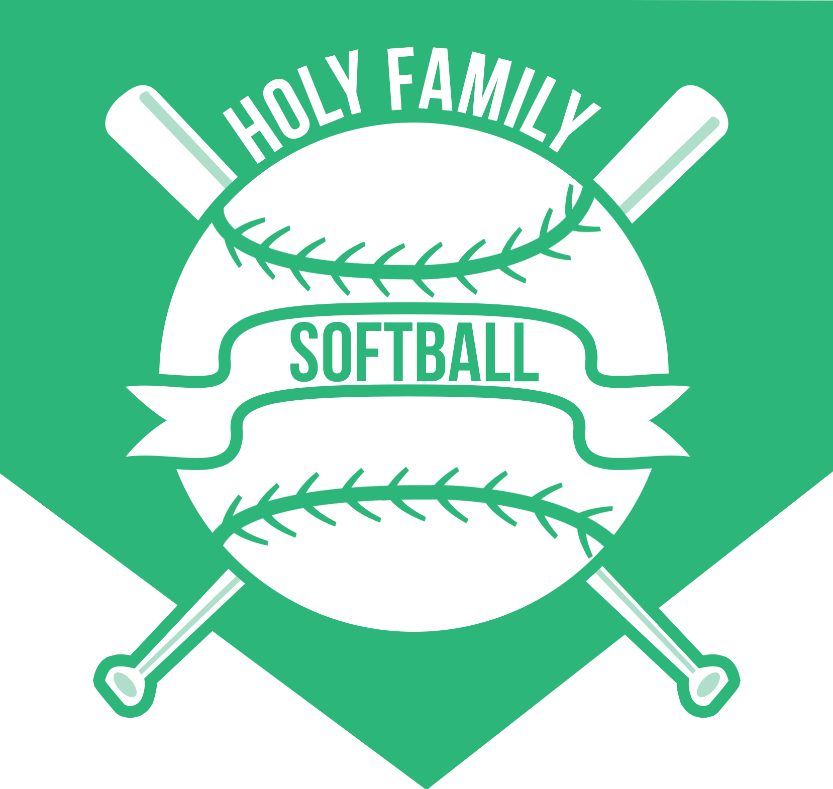 Cool Softball Logo - Softball | Church of the Holy Family