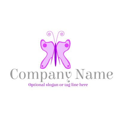 Purple Butterfly Logo - Purple Butterfly Logo Maker
