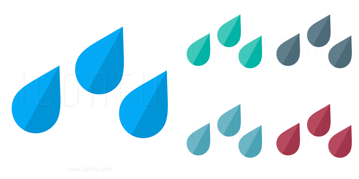 Rain Drop Logo - Rain Drops Icon