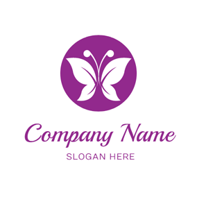 Purple Butterfly Logo - Free Butterfly Logo Designs | DesignEvo Logo Maker