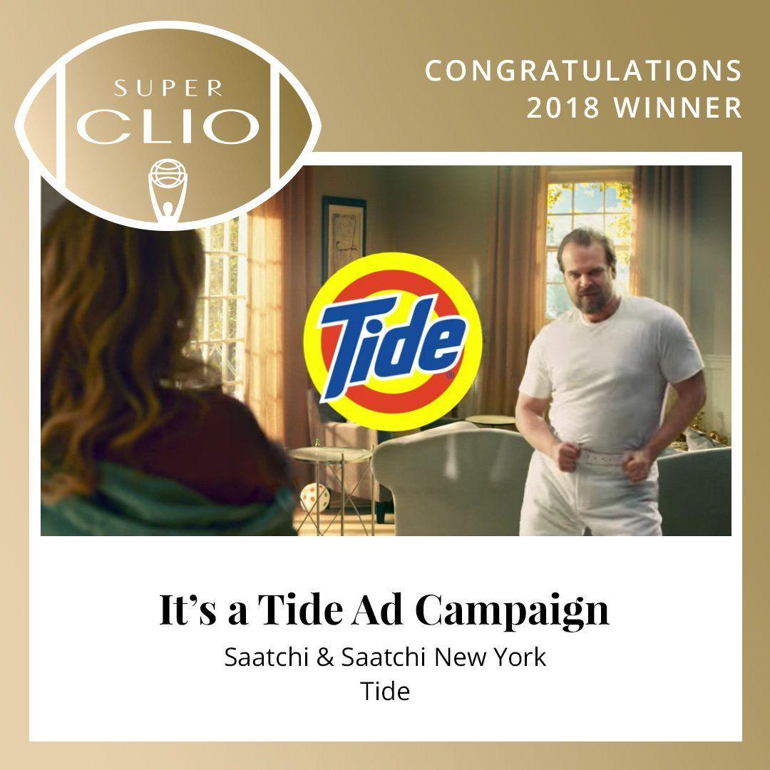 2018 Tide Logo - Congratulations to the 2018 winner of, & for it's a tide ad