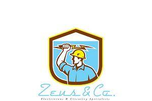 Electrician Business Logo - Zeus Co Electricians Logo Logo Templates Creative Market