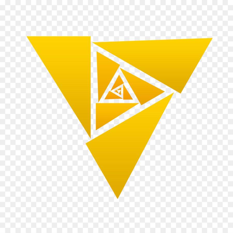 Popular Yellow Logo - Triangle Area Logo Indie png download