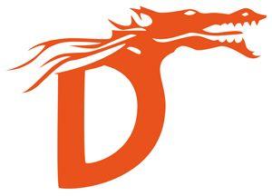 Orange Dragon Logo - Sasha - Pete's Dragons