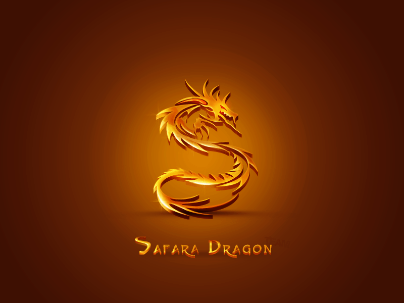 Orange Dragon Logo - Safara Dragon Logo by KarimFakhoury on DeviantArt