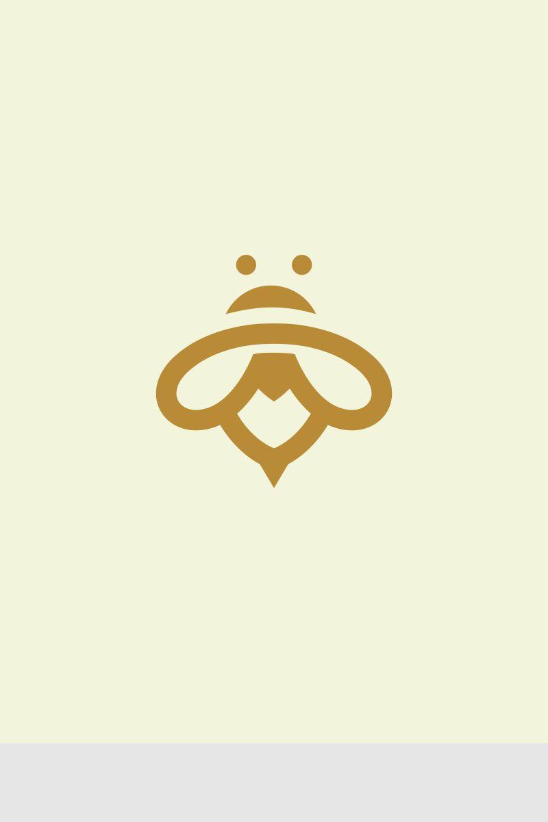 Bee Logo - Minimalist Bee Logo Template #67765