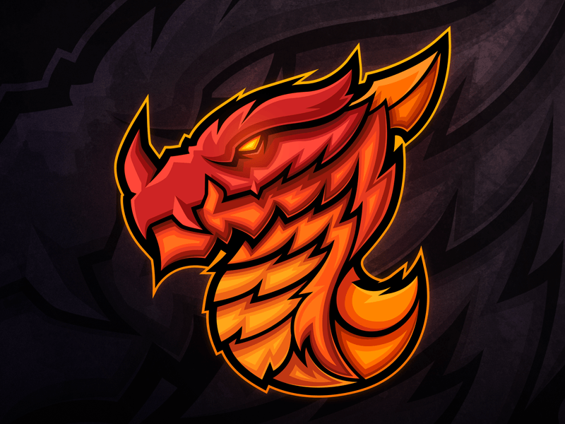 Orange Dragon Logo - Dragon Logo