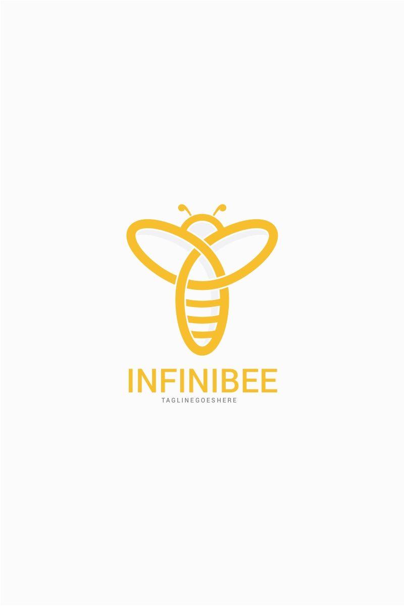 Bee Logo - Infinity Bee Logo Template Logo Template #64706