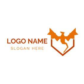 Orange Dragon Logo - Free Dragon Logo Designs | DesignEvo Logo Maker