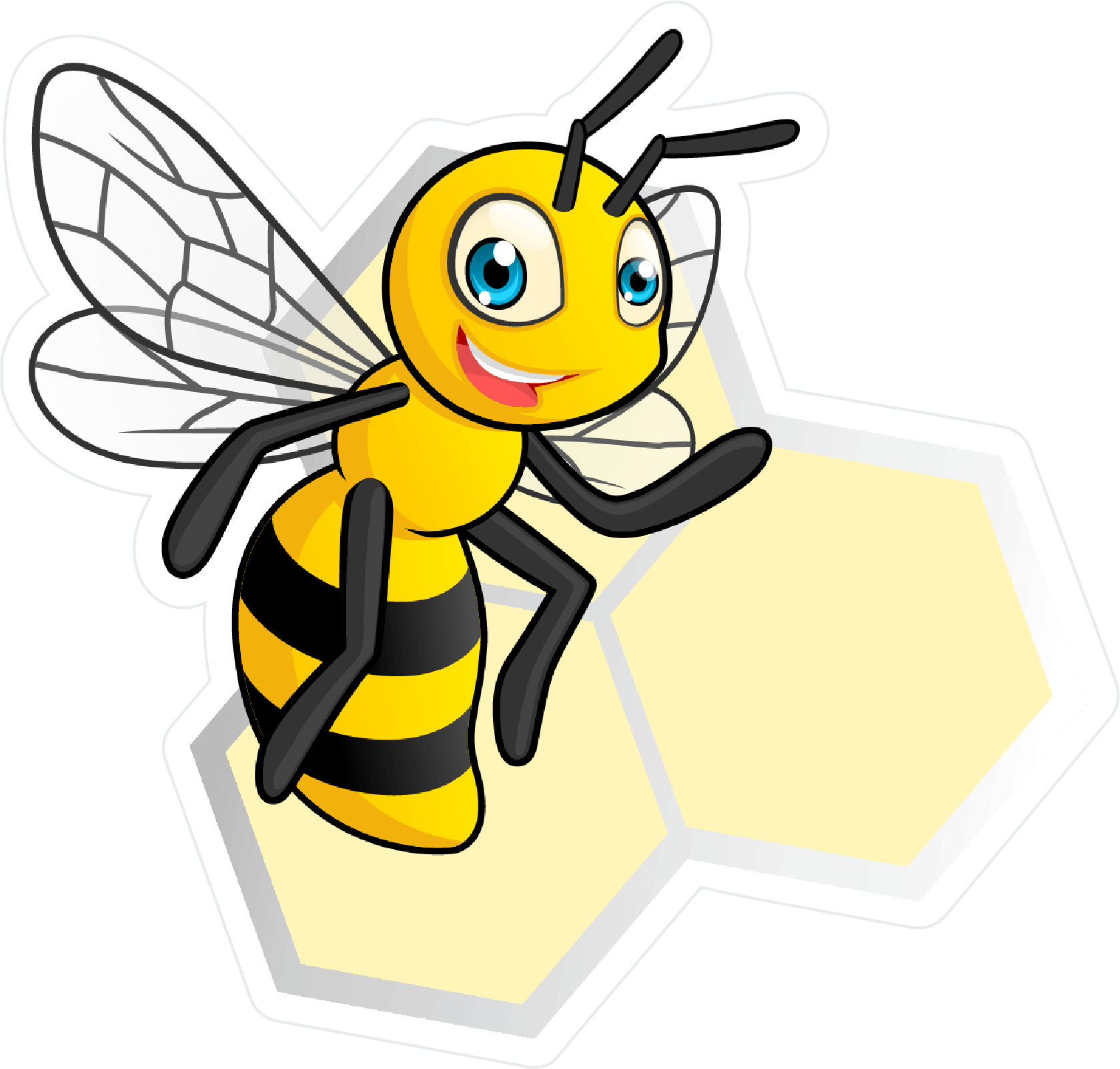 Bee Logo - Bee Box Wraps Logo Decal