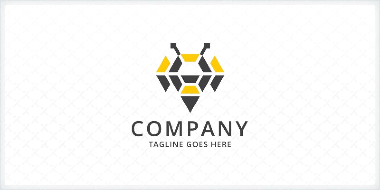 Bee Logo - Abstract Bee Logo Template | Codester