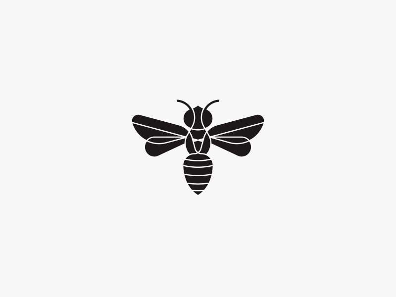 Bee Logo - Handsome bee logo by trinitiff | Dribbble | Dribbble